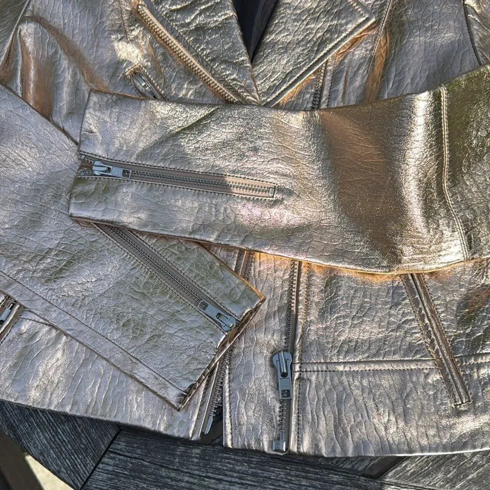 Wythe NYC Pink Metallic Gold Women's Jacket